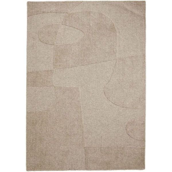 Teppich Motivo Wolle beige 190x290