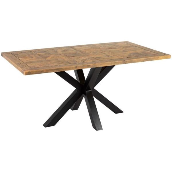 DINING TABLE  NATURAL-BLACK