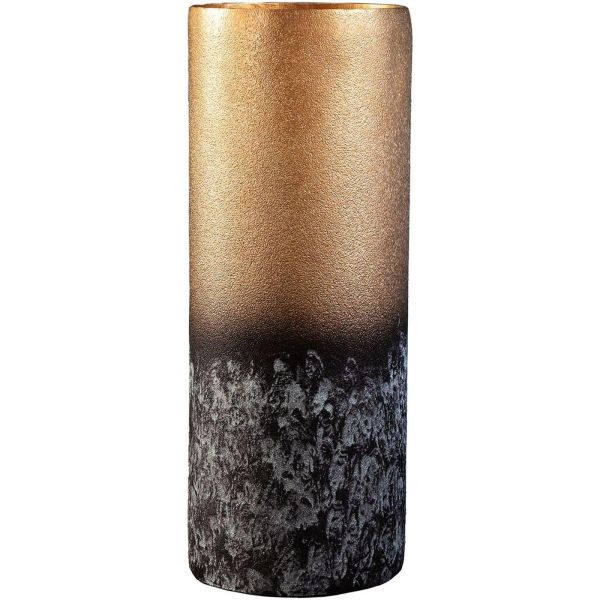 Vase Rush gold Patin 41cm