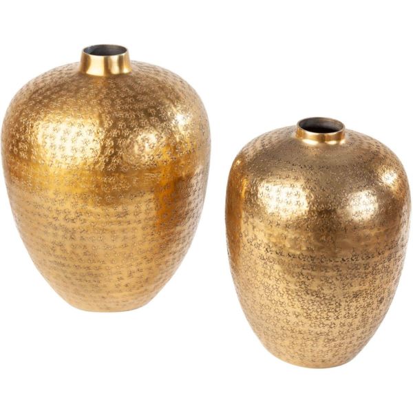 Vase Bazzaral 2er Set gold