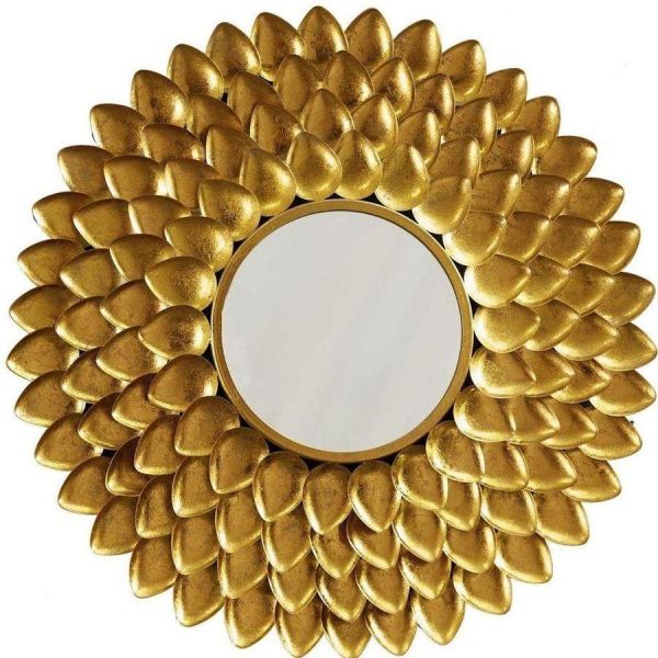 Wandspiegel Flower 90cm gold/ 41762