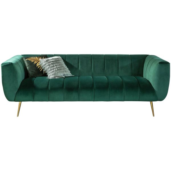 Sofa Samantha 225cm smaragdgrün