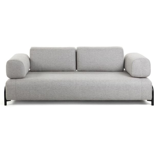 Design Compo 3-Sitzer Sofa hellgrau 232